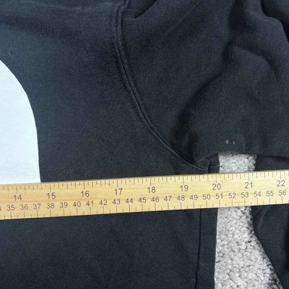The North Face Hoodie Sweatshirt Pullover Black‎ Logo Graphic Mens